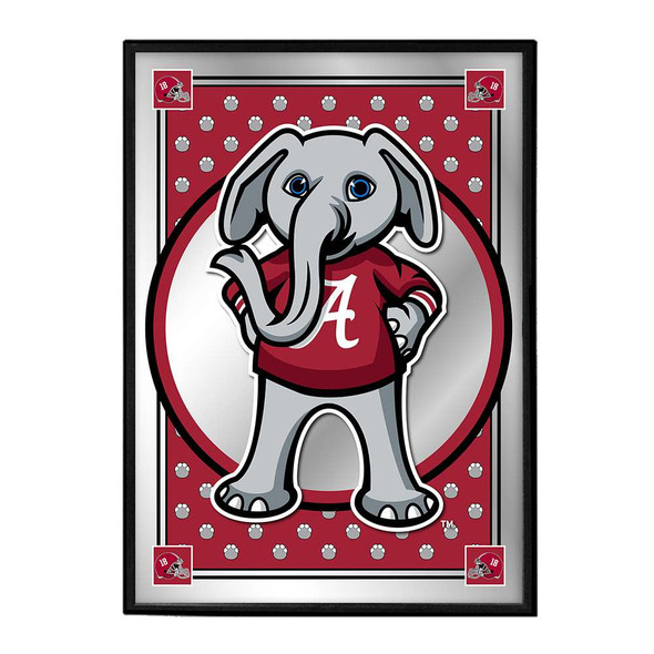 Alabama Crimson Tide Big Al - Framed Mirrored Wall Sign | The Fan-Brand | NCALCT-275-02