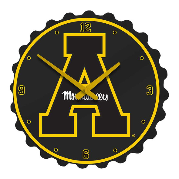 Appalachian State Mountaineers Bottle Cap Wall Clock | The Fan-Brand | NCAPST-540-02