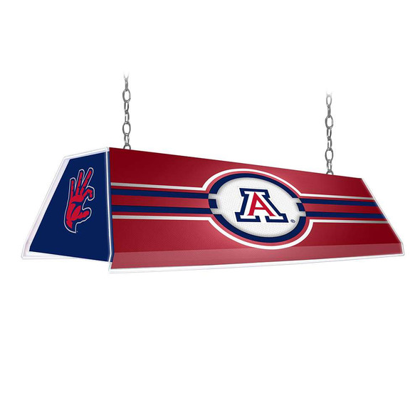 Arizona Wildcats Edge Glow Pool Table Light - Cardinal / WC End | The Fan-Brand | NCARIZ-320-01A