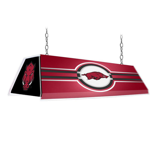 Arkansas Razorbacks Edge Glow Pool Table Light - Red | The Fan-Brand | NCARKR-320-01A