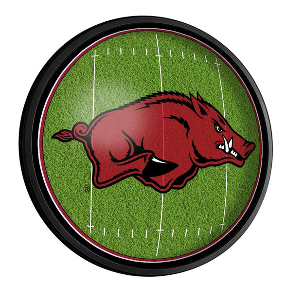 Arkansas Razorbacks On the 50 - Slimline Lighted Wall Sign | The Fan-Brand | NCARKR-130-22