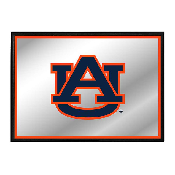 Auburn Tigers Framed Mirrored Wall Sign - Orange Edge | The Fan-Brand | NCAUBT-265-01B