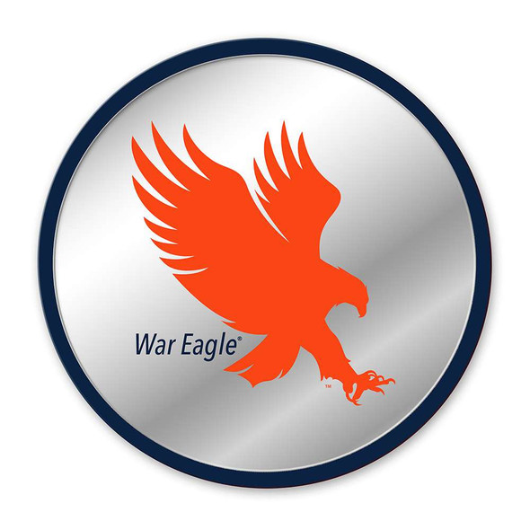 Auburn Tigers Mascot - Modern Disc Mirrored Wall Sign - Blue | The Fan-Brand | NCAUBT-235-03A
