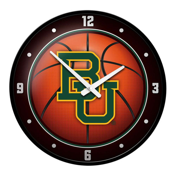 Baylor Bears Basketball - Modern Disc Wall Clock | The Fan-Brand | NCBAYL-510-11