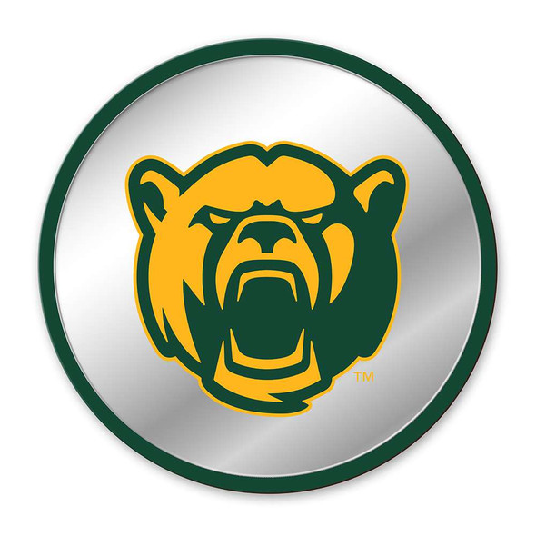 Baylor Bears Bear - Modern Disc Mirrored Wall Sign | The Fan-Brand | NCBAYL-235-02A