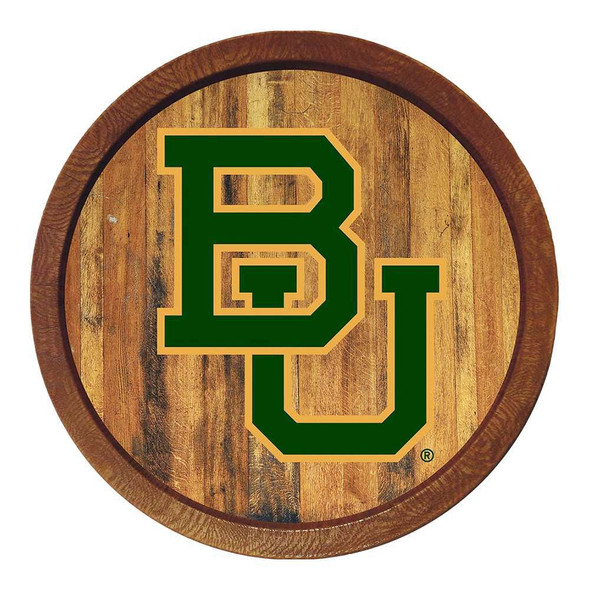 Baylor Bears Faux Barrel Top Sign | The Fan-Brand | NCBAYL-240-01