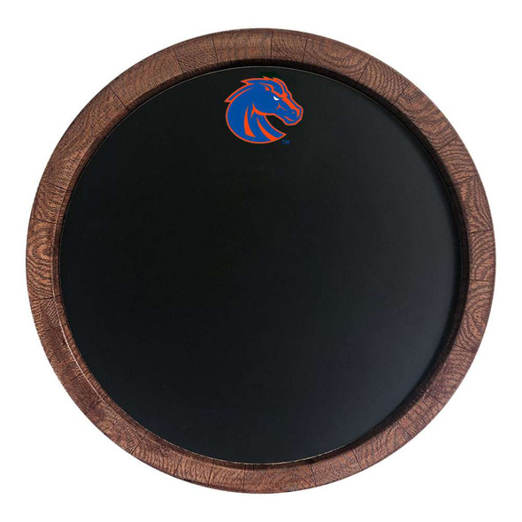 Boise State Broncos Chalkboard Faux Barrel Top Sign | The Fan-Brand | NCBOIS-630-01