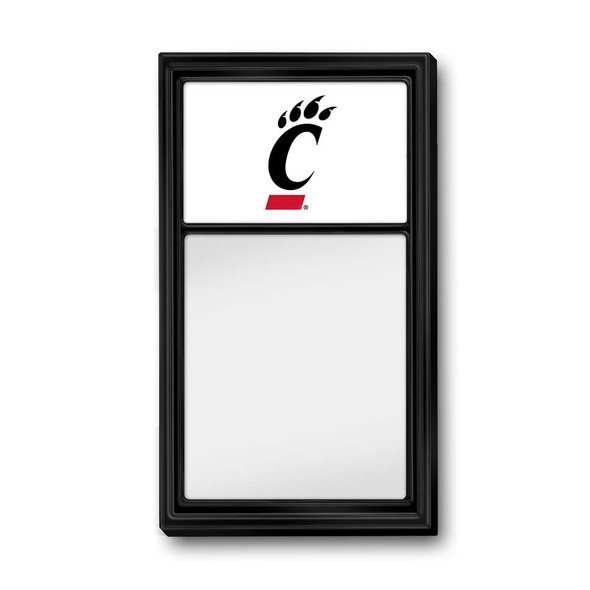 Cincinnati Bearcats Logo - Dry Erase Note Board - Black Frame | The Fan-Brand | NCCINC-610-01A