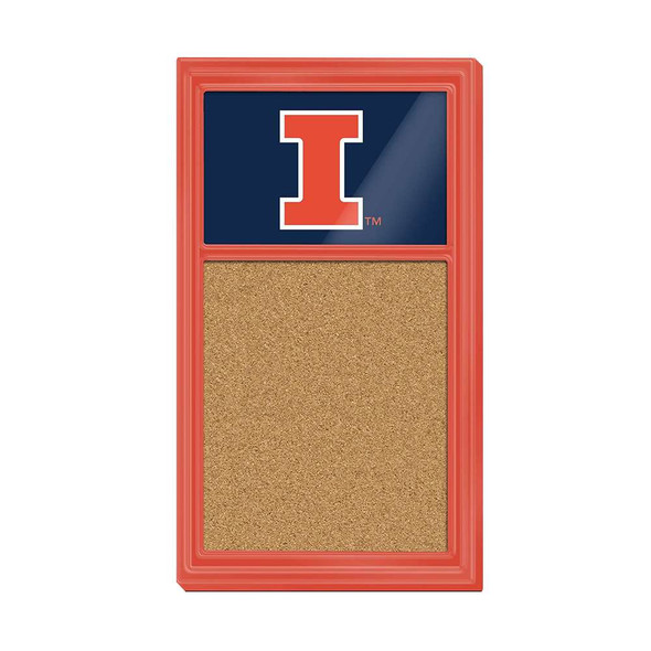 Illinois Fighting Illini Cork Note Board | The Fan-Brand | NCILLI-640-01