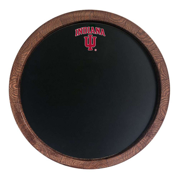 Indiana Hoosiers Chalkboard Faux Barrel Top Sign | The Fan-Brand | NCINDH-630-01