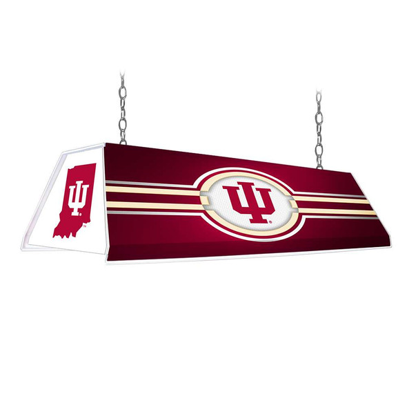 Indiana Hoosiers Edge Glow Pool Table Light - Crimson / White | The Fan-Brand | NCINDH-320-01A