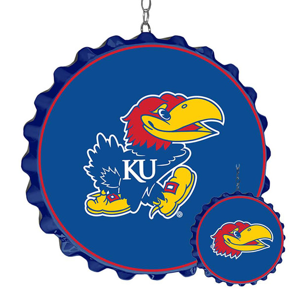 Kansas Jayhawks Bottle Cap Dangler | The Fan-Brand | NCKANS-220-01