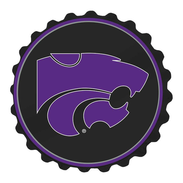 Kansas State Wildcats Bottle Cap Wall Sign | The Fan-Brand | NCKNST-210-03