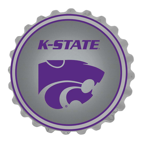 Kansas State Wildcats K-State - Bottle Cap Wall Sign | The Fan-Brand | NCKNST-210-02