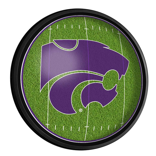 Kansas State Wildcats On the 50 - Slimline Lighted Wall Sign | The Fan-Brand | NCKNST-130-22