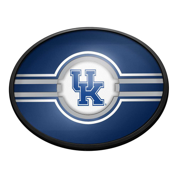 Kentucky Wildcats Oval Slimline Lighted Wall Sign | The Fan-Brand | NCKWLD-140-01