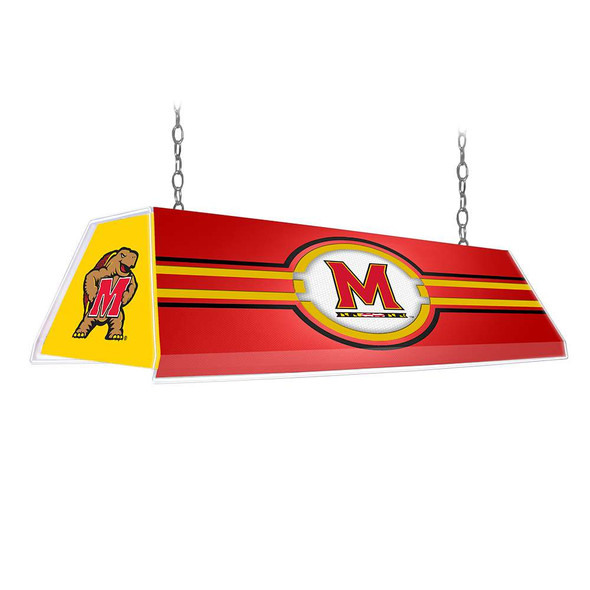 Maryland Terrapins Edge Glow Pool Table Light - Gold Cap | The Fan-Brand | NCMRYT-320-01A