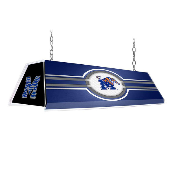 Memphis Tigers Edge Glow Pool Table Light - Blue / Black | The Fan-Brand | NCMEMP-320-01A