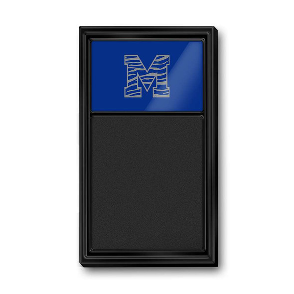 Memphis Tigers Striped M - Chalk Note Board | The Fan-Brand | NCMEMP-620-02A