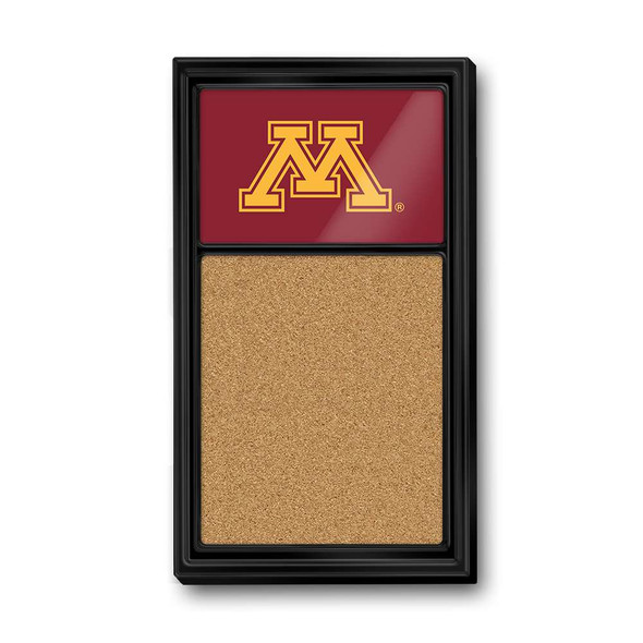 Minnesota Golden Gophers Cork Noteboard - Black Frame / Maroon | The Fan-Brand | NCMINN-640-01C