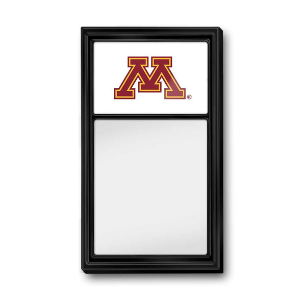 Minnesota Golden Gophers Dry Erase Noteboard - Black Frame / White | The Fan-Brand | NCMINN-610-01B