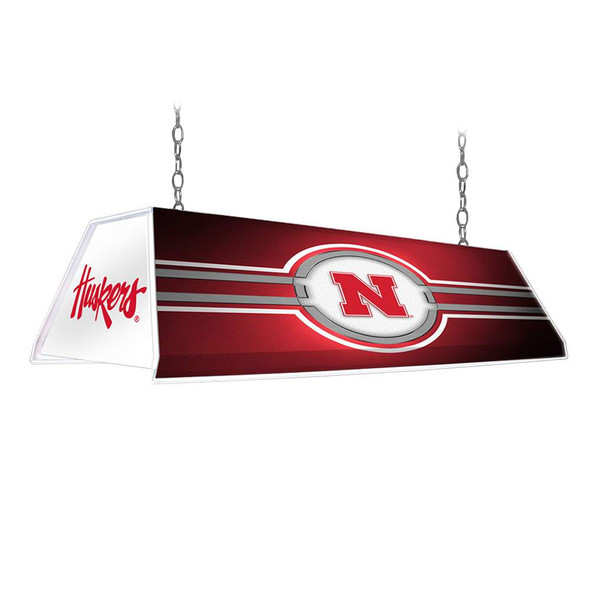 Nebraska Cornhuskers Edge Glow Pool Table Light - Red | The Fan-Brand | NCNEBR-320-01