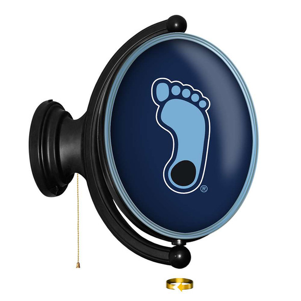North Carolina Tar Heels Heel Logo - Original Oval Rotating Lighted Wall Sign - Navy | The Fan-Brand | NCNCTH-125-03C