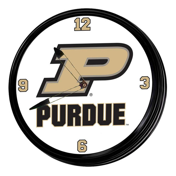 Purdue Boilermakers Retro Lighted Wall Clock | The Fan-Brand | NCPURD-550-01