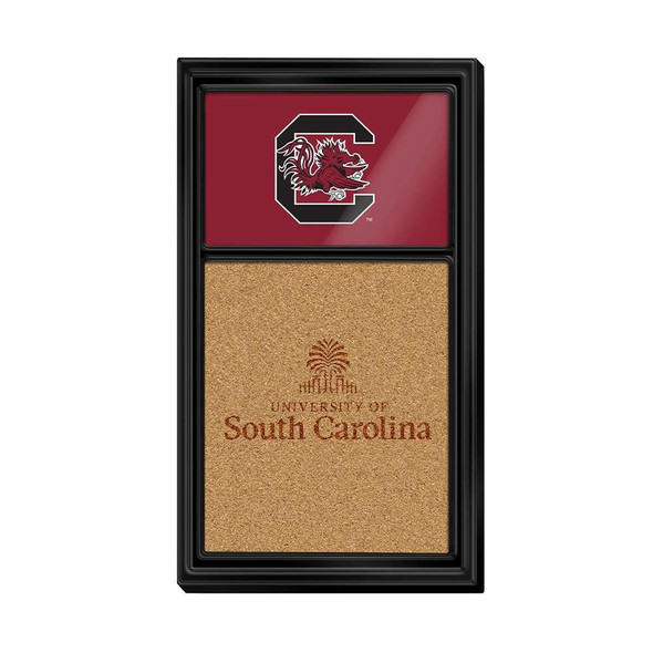 South Carolina Gamecocks Dual Logo - Cork Note Board | The Fan-Brand | NCSCGC-640-02A