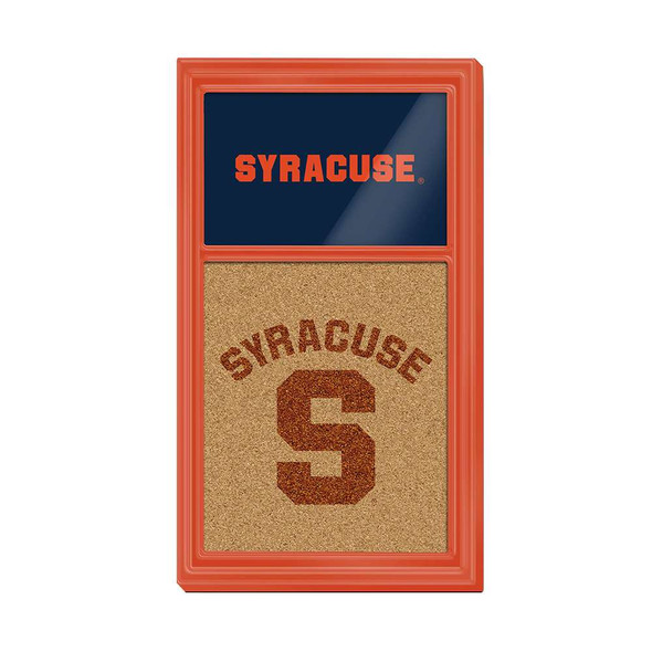 Syracuse Orange Dual Logo - Cork Note Board | The Fan-Brand | NCSYRC-640-02 Syracuse Orange Dual Logo - Cork Note Board | The Fan-Brand | NCSYRC-640-02