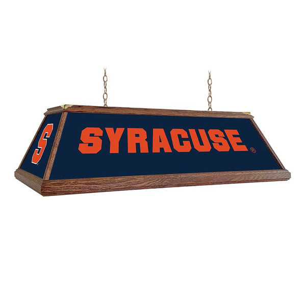 Syracuse Orange Premium Wood Pool Table Light - Blue | The Fan-Brand | NCSYRC-330-01A