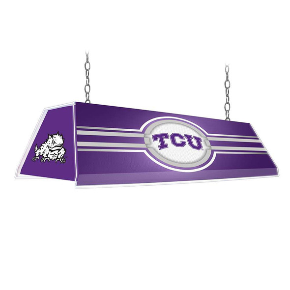 TCU Horned Frogs Edge Glow Pool Table Light - Purple | The Fan-Brand | NCTCUH-320-01A
