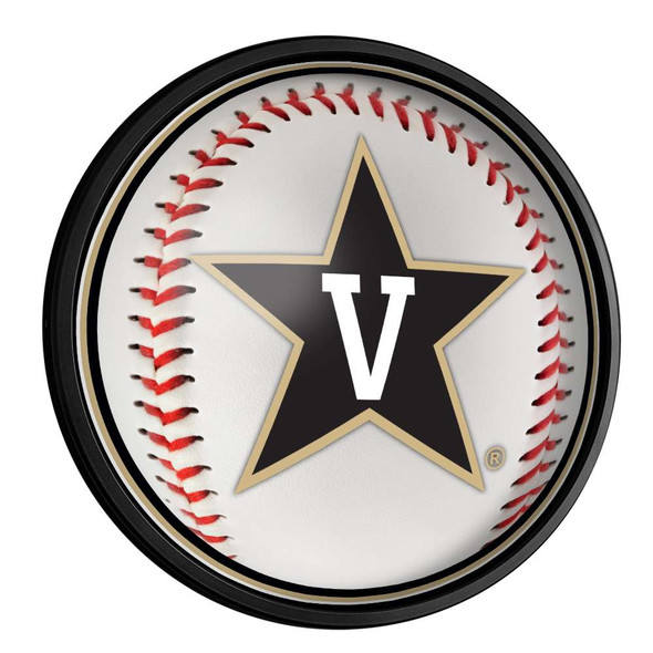 Vanderbilt Commodores Baseball - Slimline Lighted Wall Sign | The Fan-Brand | NCVAND-130-31