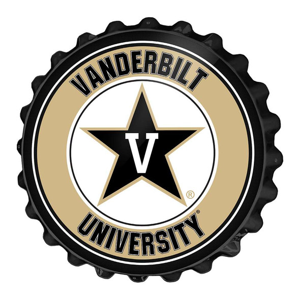 Vanderbilt Commodores Bottle Cap Wall Sign | The Fan-Brand | NCVAND-210-01