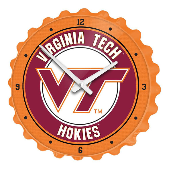 Virginia Tech Hokies Bottle Cap Wall Clock | The Fan-Brand | NCVTCH-540-01