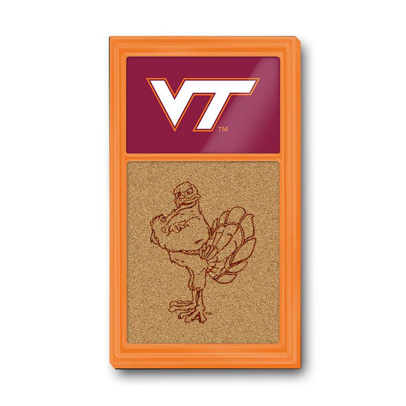 Virginia Tech Hokies Dual Logos - Cork Note Board | The Fan-Brand | NCVTCH-640-02