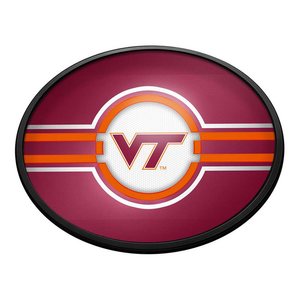 Virginia Tech Hokies Oval Slimline Lighted Wall Sign | The Fan-Brand | NCVTCH-140-01 Virginia Tech Hokies Oval Slimline Lighted Wall Sign | The Fan-Brand | NCVTCH-140-01