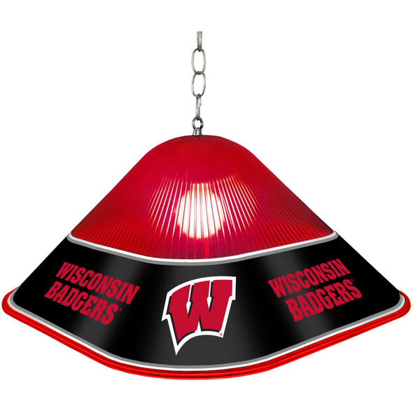 Wisconsin Badgers Game Table Light - Red | The Fan-Brand | NCWISB-410-01A