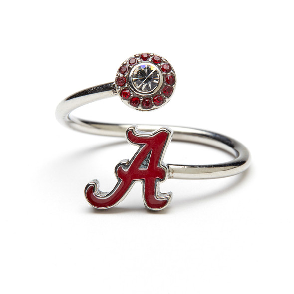 Alabama Crimson Tide Stainless Steel Adjustable Ring | Stone Armory | AL-BAMA601