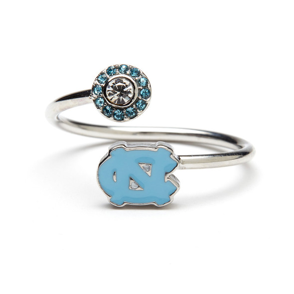 North Carolina Tar Heels Stainless Steel Adjustable Ring | Stone Armory | UNC601