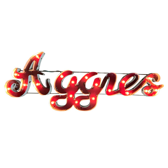 Texas A&M Aggies Recycled Metal Wall Decor Aggies | LRT SALES | AGGIESWD