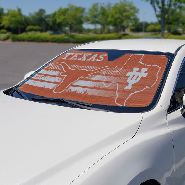 Texas Longhorns Auto Shade | Logo Chair | 218-F107