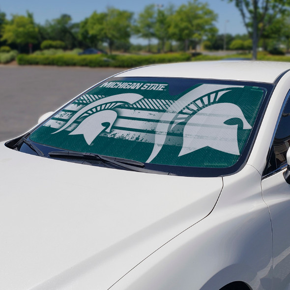 Michigan State Spartans Auto Shade | Fanmats |60016