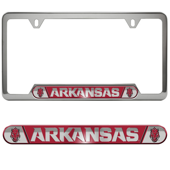 Arkansas Razorbacks Embossed License Plate Frame | Fanmats | 61975