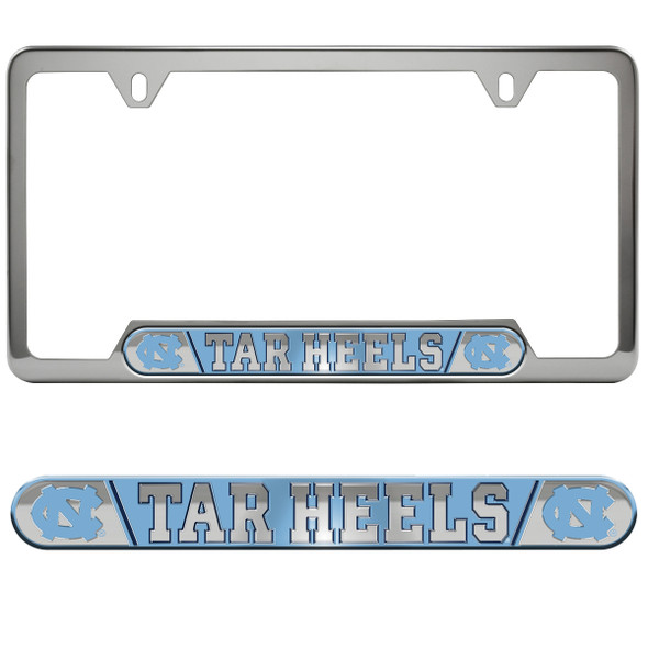North Carolina Tar Heels Embossed License Plate Frame | Fanmats | 61988