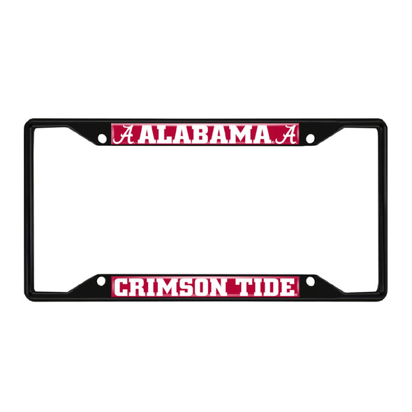 Alabama Crimson Tide License Plate Frame - Black | Logo Chair | 102-F128-BLK