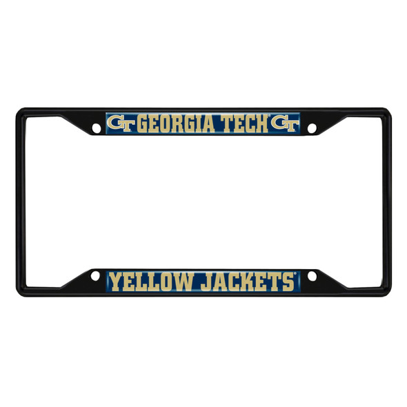 Georgia Tech Yellow Jackets License Plate Frame - Black | Fanmats | 31251