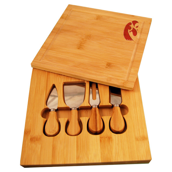 Arizona Wildcats Bamboo Cutting Board and Utensils | Memory Company | COL-ARZ-2792