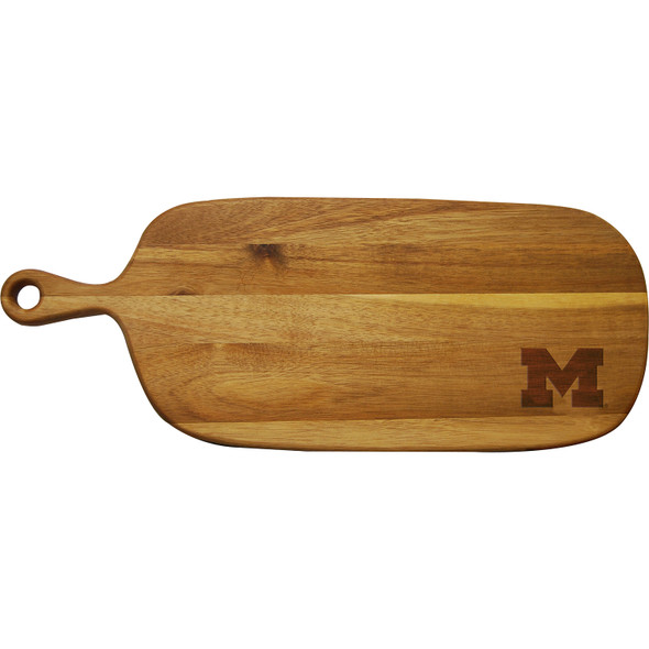 Michigan Wolverines Paddle Cutting Board | Memory Company | COL-MH-2786