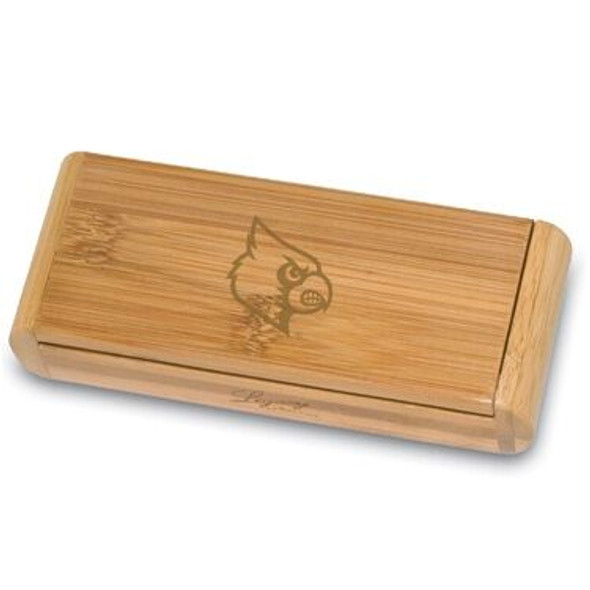 Louisville Cardinals Bamboo Corkscrew | Picnic Time | 868-00-505-303-0